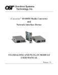 Omnitron Systems Technology 4385 Network Card User Manual