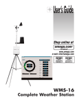 Omega WMS-16 Weather Radio User Manual