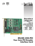 Omega Engineering EN-EIC-325-PCI Network Card User Manual