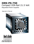 Omega Engineering DRN-PS-750 Power Supply User Manual