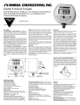 Omega Engineering DPG1100ADBL Marine Instruments User Manual
