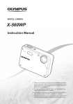 Olympus X-560WP Digital Camera User Manual