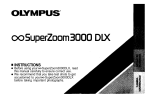 Olympus 3000 DLX Digital Camera User Manual