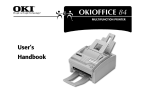 Oki 84 Printer User Manual