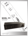 Numark Industries DXM03 Music Mixer User Manual