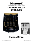Numark Industries DM3002X Musical Instrument User Manual