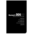 Numark Industries DDS80 DJ Equipment User Manual