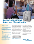 Nortel Networks 460-24T-PWR Switch User Manual