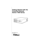 Nortel Networks 1500 Switch User Manual