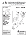 NordicTrack 831.23665.2 Home Gym User Manual