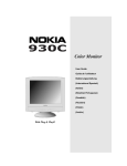 Nokia 930C Computer Monitor User Manual