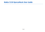 Nokia 5310 Cell Phone User Manual