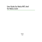 Nokia 3220 Cell Phone User Manual