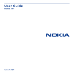 Nokia 3110 Cell Phone User Manual