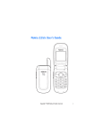 Nokia 21XX Cell Phone User Manual