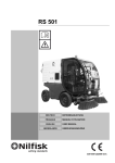 Nilfisk-ALTO RS 501 Vacuum Cleaner User Manual