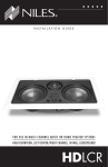 Niles Audio HDLCR Home Theater System User Manual