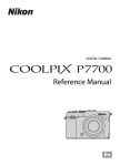 Nikon COOLPIXP7700BLK Digital Camera User Manual