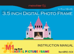 Nextar N3-504 Digital Photo Frame User Manual