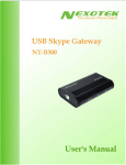 Nexotek NT-B300 Network Card User Manual