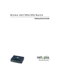 Netopia 4652 Network Router User Manual