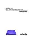 Netopia 4542 Network Router User Manual