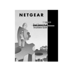 NETGEAR DS309 Switch User Manual