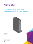 NETGEAR CG3000Dv2 Network Router User Manual