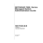 NETGEAR 7000 Switch User Manual