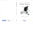 NEC 2000 Series Computer Monitor User Manual