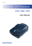 Navman 4100 GPS Receiver User Manual