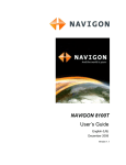 Navigon 7200T GPS Receiver User Manual