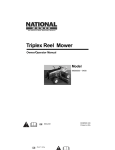 National Mower 99500500-8400 Lawn Mower User Manual