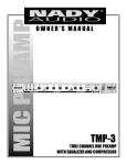 Nady Systems TMP-3 Stereo Amplifier User Manual