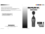 Nady Systems DSM-1 Music Mixer User Manual