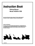 Murray 405001x78B Lawn Mower User Manual