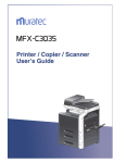 Muratec MFX-C3035 All in One Printer User Manual