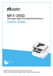 Muratec MFX-2550 All in One Printer User Manual