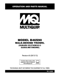 Multiquip b46s90 Webcam User Manual