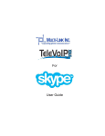 Multi-Link Multi-Link TeleVoIP Stick Cordless Telephone User Manual