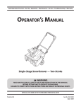 MTD 692 thru 693 Blower User Manual