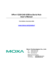 Moxa Technologies 1240 Computer Drive User Manual