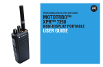 Motorola XPR 7350 Two-Way Radio User Manual