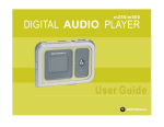 Motorola m250 MP3 Player User Manual