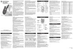 Motorola FV500 Two-Way Radio User Manual