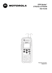 Motorola DTR2430 Portable Radio User Manual