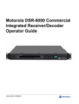 Motorola DSR205 Satellite TV System User Manual