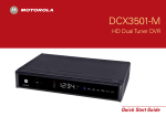 Motorola DCX3501-M DVR User Manual