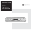 Motorola DCT3412 DVR User Manual