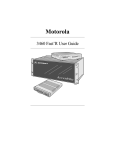 Motorola 326X V.34 Network Card User Manual